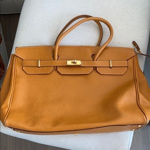 Via Borgopresso leather handbag